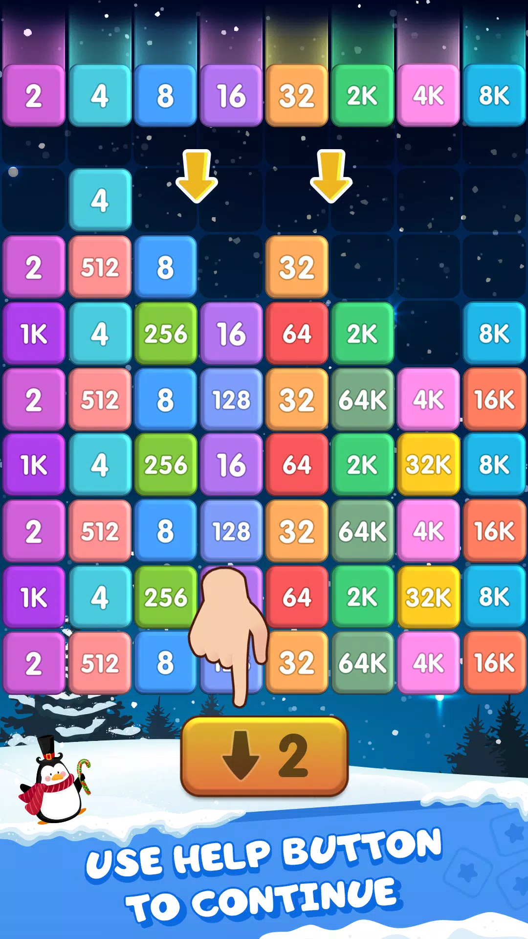 Download Merge block-2048 puzzle game android on PC