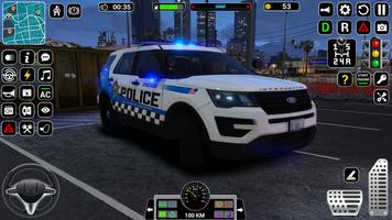 German Police Car Driving Sim Plakat