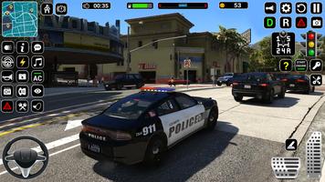 Modern Police Car Parking imagem de tela 3