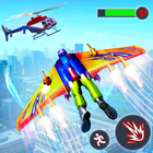 Flying Jetpack Hero Fighter-icoon