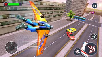 Flying Jetpack Hero Fighter स्क्रीनशॉट 1