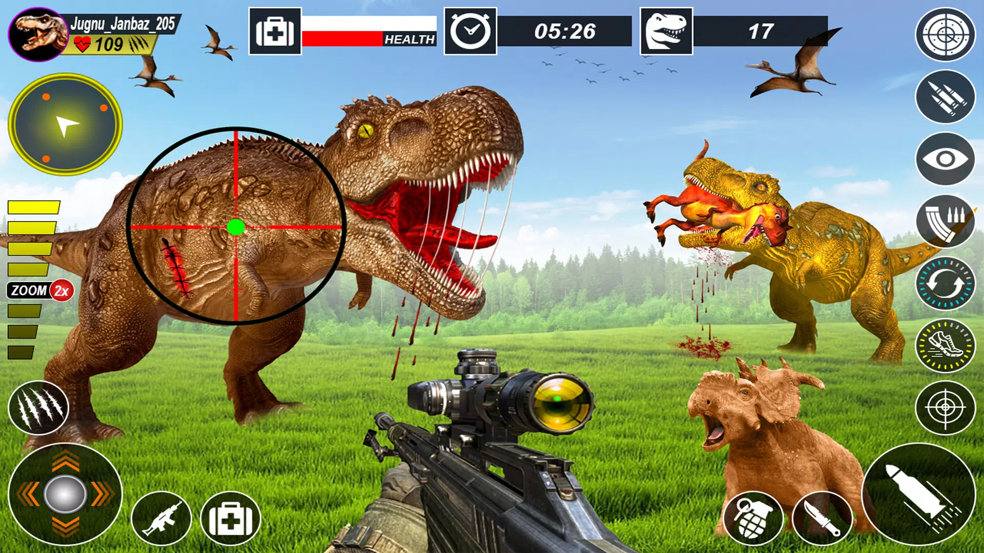 Wild Dinosaur Game Hunting Sim - Download APK per Android