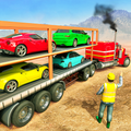 Car transporter - vehicle transport trailer truck