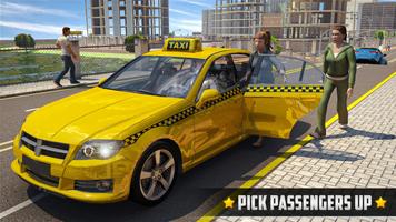 Ville Taxi Driver 2020 - Simulateur de conduite de Affiche