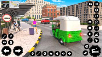 Superhéroe taxi 3D simulador Poster