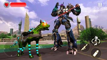 Grand Dog Robot Transform: Robot Shooting games Screenshot 1