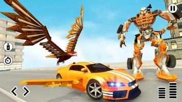 Flying Eagle Robot Car Multi Transforming Games 포스터