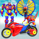APK Flying Dino Bike Transformation: Robot Games