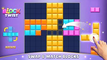 Block Twist Block Puzzle Game پوسٹر