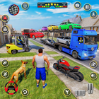 ikon Car Transporter Truck Game 3D