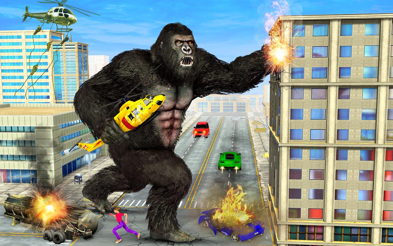 Angry Gorilla City Attack Game APK for Android Download