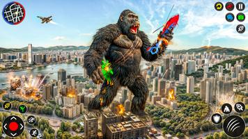 King Kong Gorilla City Attack Affiche