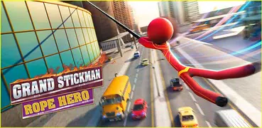 Flying Spider Rope Hero Games