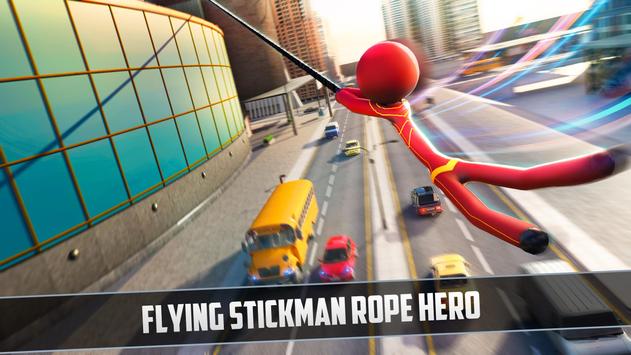 Rope Hero 2021: Stickman Rope Hero City Crime screenshot 2