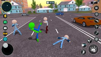 Rope Fight Spider Adventure screenshot 1