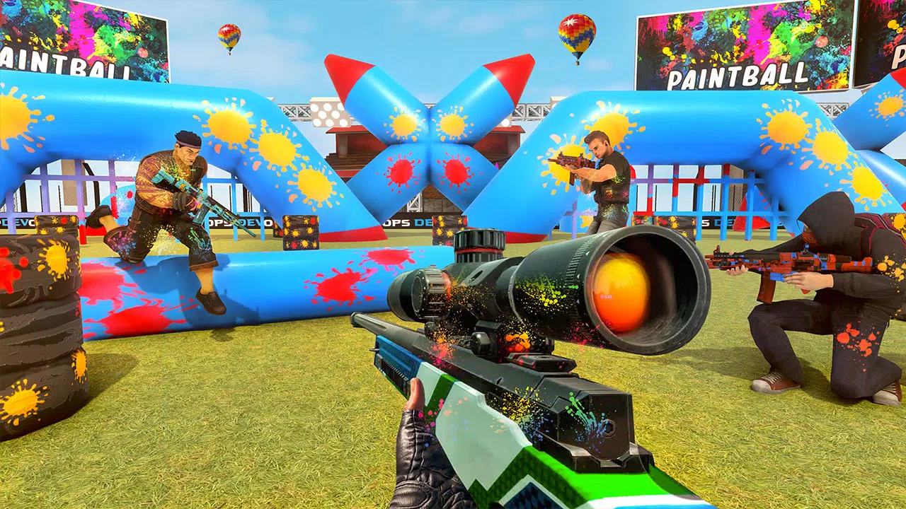 Paintball Shooter Nerf Battle Arena Shooting Games APK for Android Download