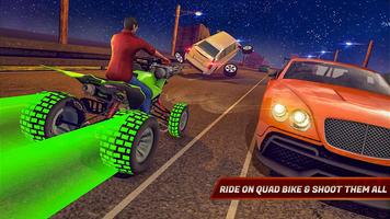 Poster ATV Bike Quad Racing Shooter