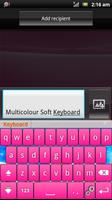 Multicolor Soft Keyboard Free الملصق