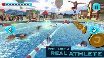 Water Pool Race :  Swimming Championship الملصق