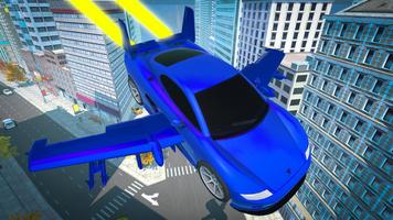Real Light Flying Car Racing Sim Game 2020 capture d'écran 3