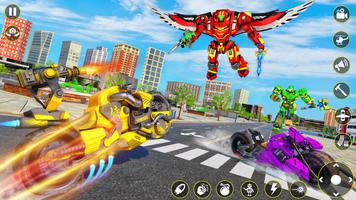 Futuristic Bike Robot War ảnh chụp màn hình 1