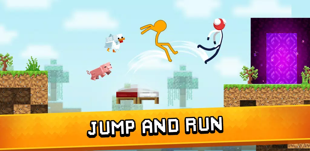 Stickman Parkour: Jump and Run - Gameplay Walkthrough Part 4 - Level 46-54  (iOS, Android) 