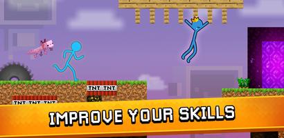 Stickman Parkour اسکرین شاٹ 2