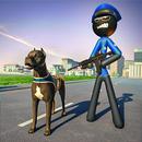 Stickman Police Dog Chase-APK