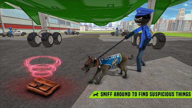 Stickman Police Dog Chase Crime Simulator screenshot 5