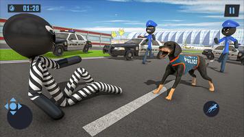 Stickman Police Dog Chase-poster