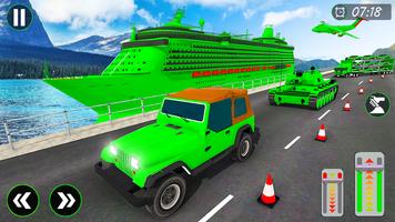 us army truck transport games screenshot 2