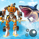 APK Underwater Shark Attack Transform Robot Car 2020