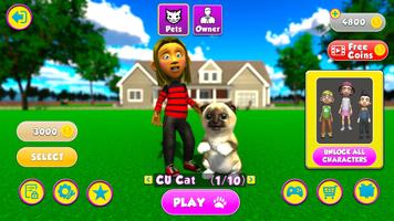 Virtual Cat Simulator: Cute Cat Kitty Game Plakat