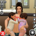 Family Simulator: Mom Games 3D أيقونة