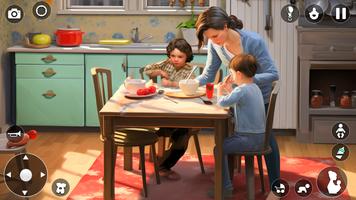 Family Simulator: Mom Games 3D تصوير الشاشة 1