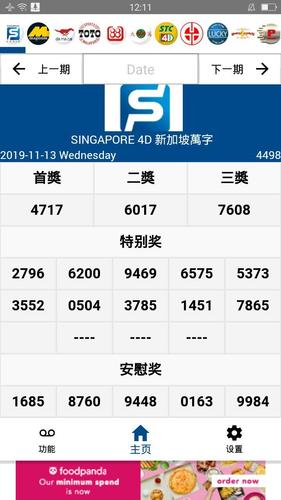 4d results singapore today