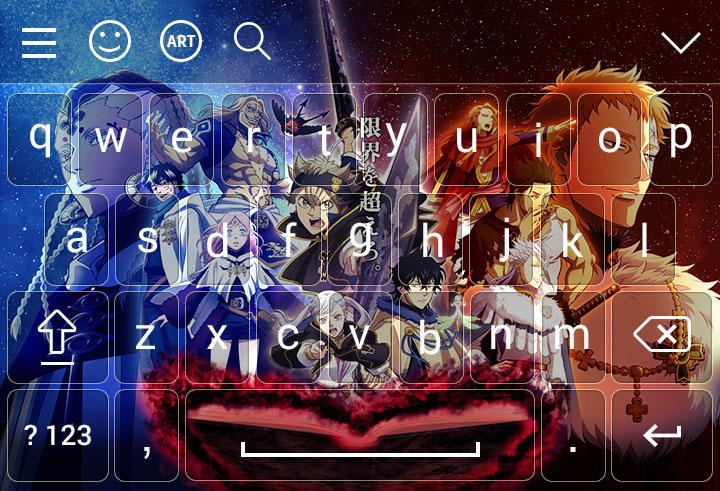 Black Clover Keyboard Theme For Android Apk Download