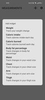 Body Measurement Tracker poster