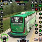 Condução de ônibus offroad ícone