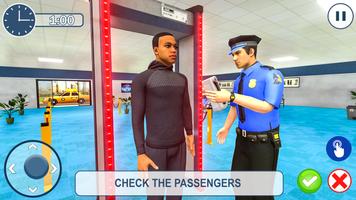 Spiel zur Flughafensicherheit Plakat
