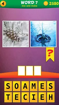 Screenshot 1 for 2 Pics 1 Word: Mix Pics Puzzle