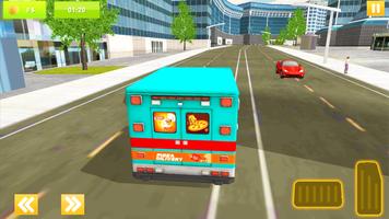 City Pizza Delivery Driver 3D تصوير الشاشة 1