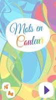 Mots en Couleur Affiche