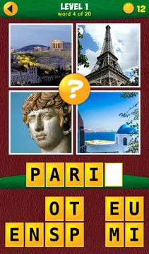 Screenshot 1 for 4 Pics 1 Odd: More Words