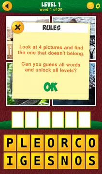 Screenshot 3 for 4 Pics 1 Odd: More Words