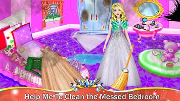 Princess House Cleanup Games Affiche