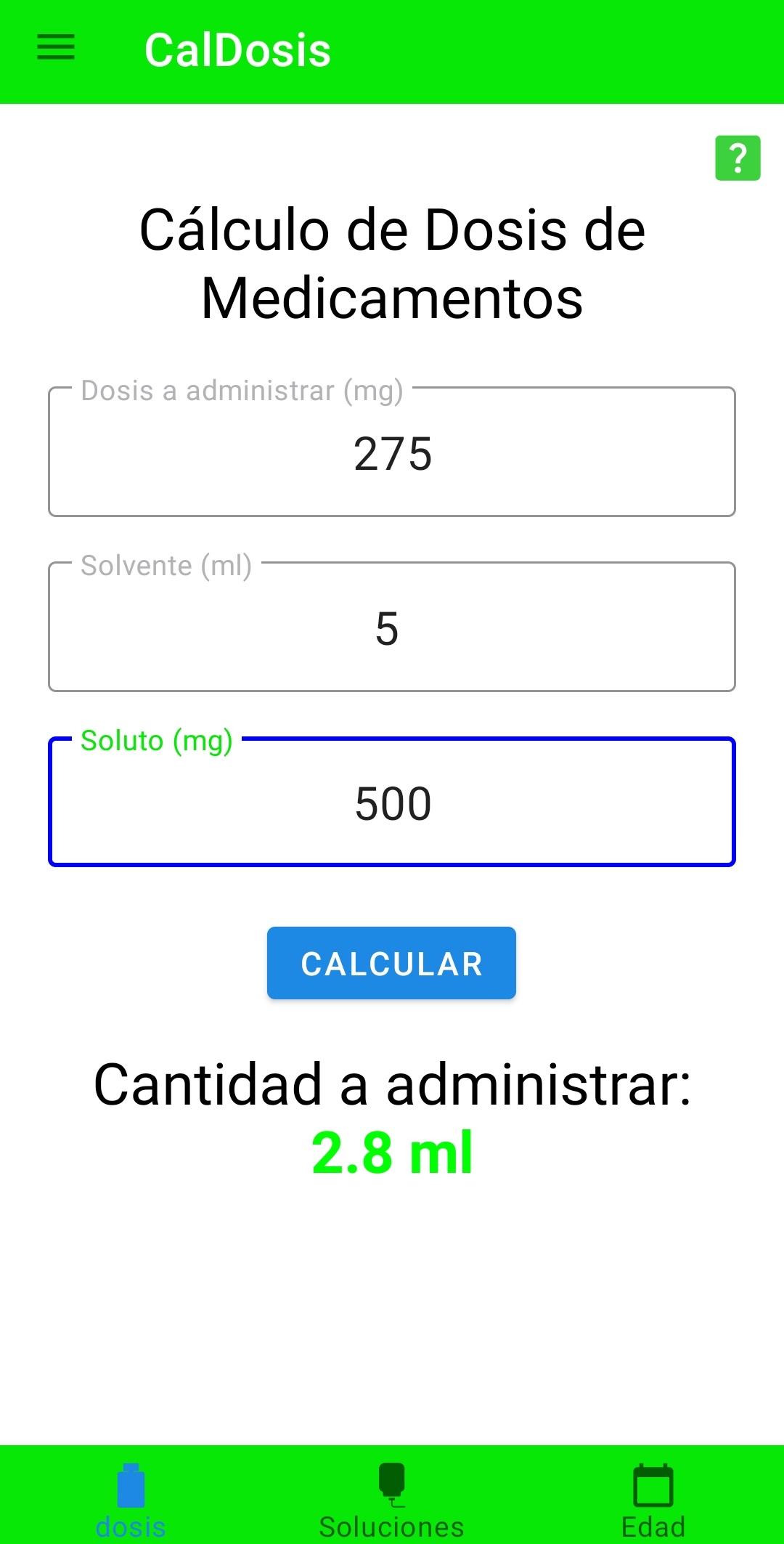 Calculadora de Dosis APK pour Android Télécharger