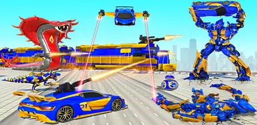 Train Robot Transform Car Game