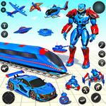 Train Robot Transform Car Game icon
