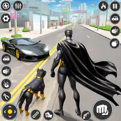 Скачать Bat Superhero Man Hero Games APK